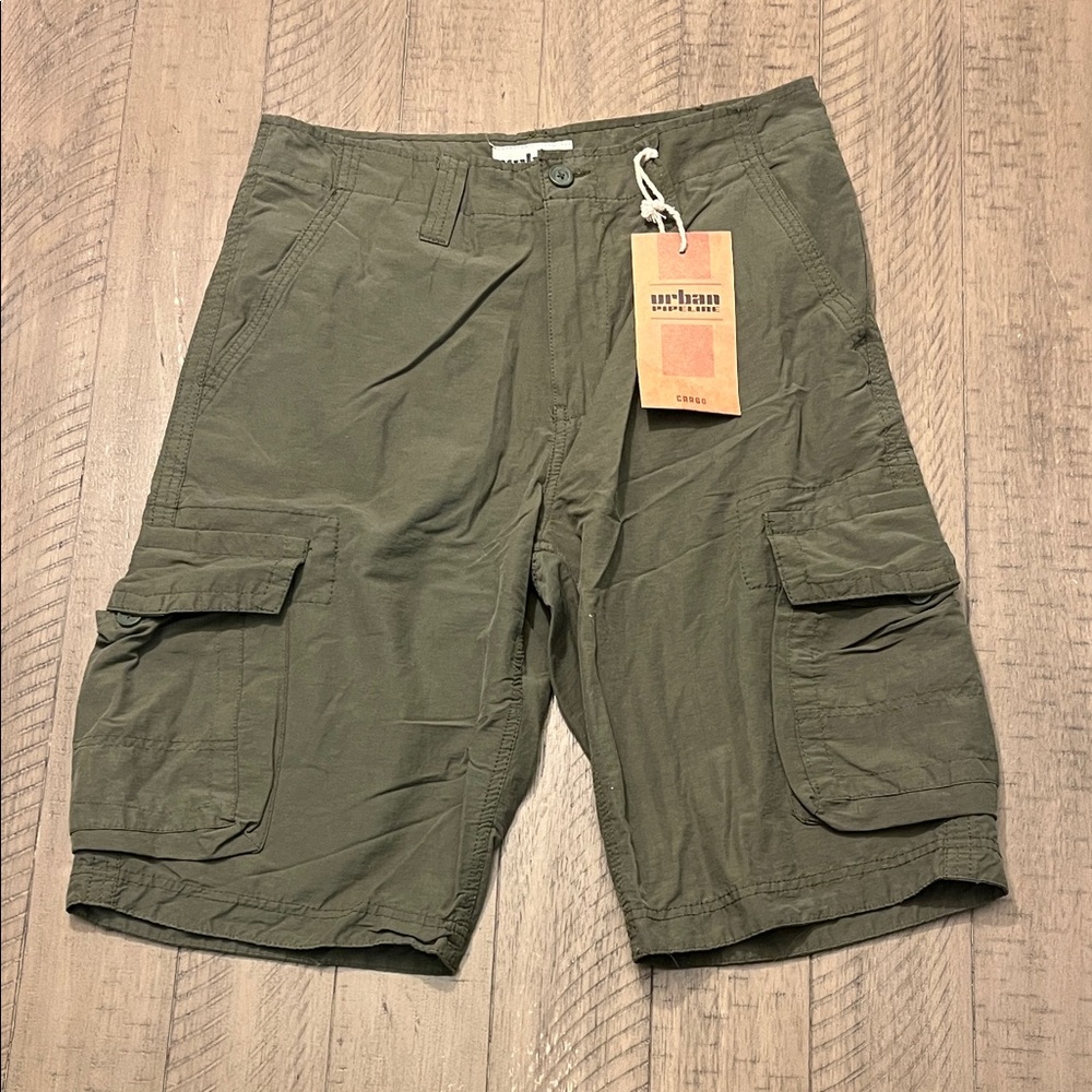 Barbour Khaki Men's Cargo Shorts